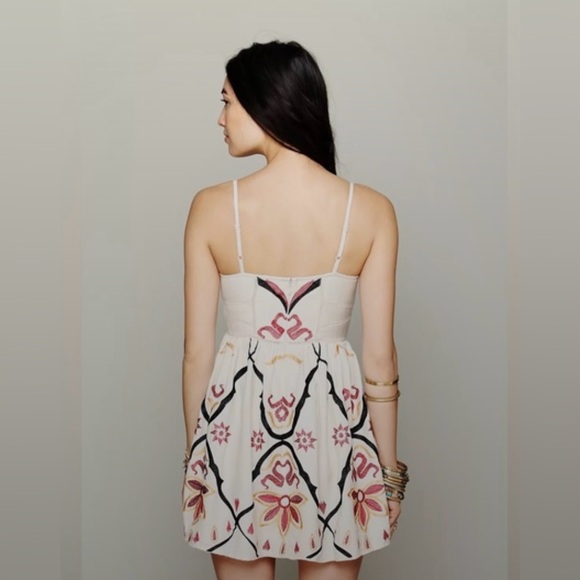 Free People Garden Party Embroidered Mini Dress - Picture 2 of 13